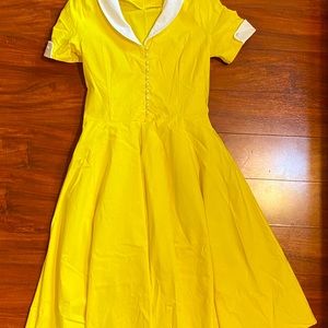 Vintage Rockabilly Pinup Dress Large